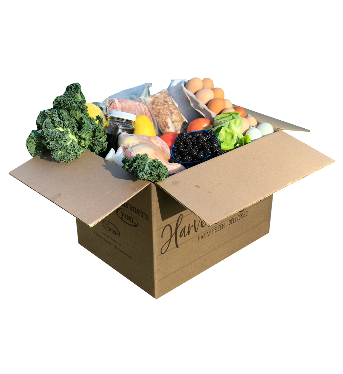 Family Pack Assorted Meat Crate Market Wagon Online Farmers